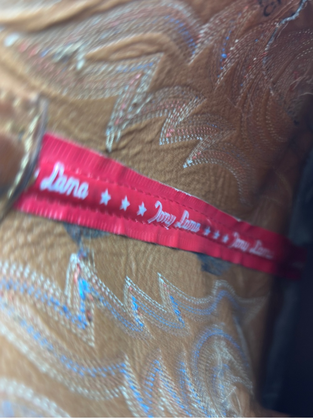 Tony Lama Boots Leather Brown Western Cowgirl - Picture 11 of 12